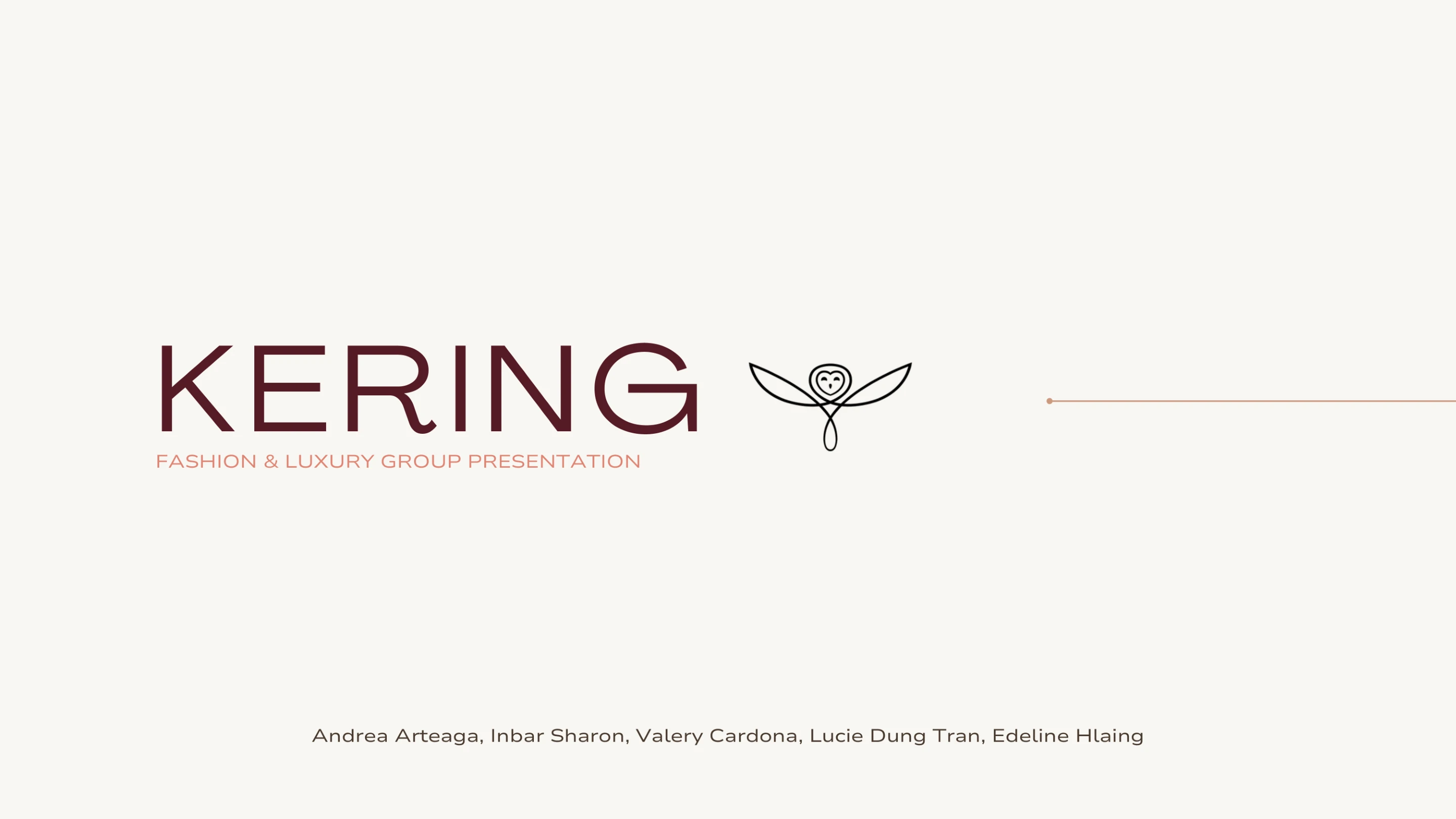 Kering Group Analysis - Slide 1